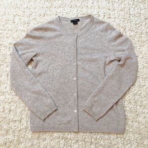 C by Bloomingdales Crew Neck Cashmere Cardigan